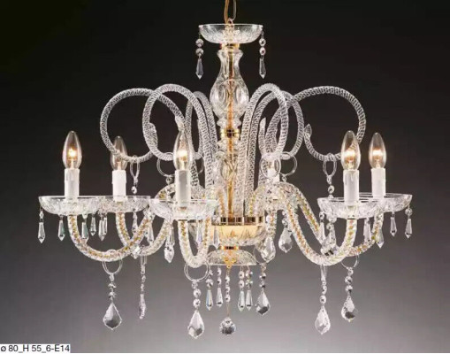 Luksusowa Lampa sufitowa żyrandol kryształowa Lampa Lampa świetlna