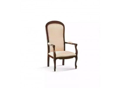 Pokój dzienny Fotel 1 Siedziba Kanapa Podkładka Luxury Włókienniczy Design Drewno Meble