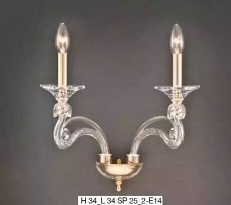 Kinkiet designerski luksusowy kinkiet lampa wisząca kryształowa nowość