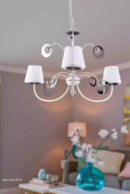 Luksusowe 3x Lampy żyrandol Lampa sufitowa Art Deco Biały Nowość