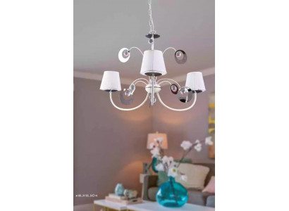 Luksusowe 3x Lampy żyrandol Lampa sufitowa Art Deco Biały Nowość