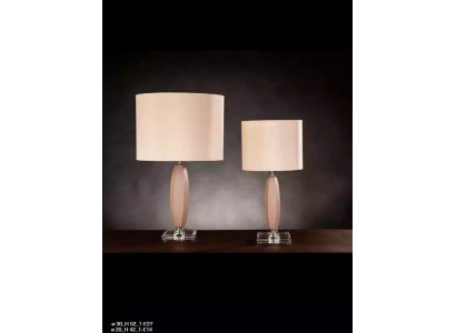 Klasyczna beżowa kryształowa lampa stołowa żyrandol lampa biurkowa lampa biurowa