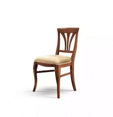 Krzesło bez Podłokietnik Krzesło do jadalni Drewno jadalnia Brown Design Classic