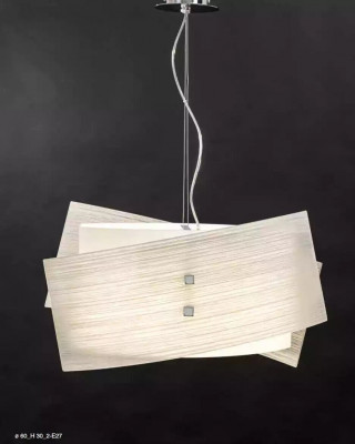 Stylowa Lampa sufitowa klasyczny biały żyrandol wiszący z 2x Lampy nowość