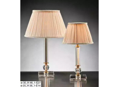 Lampa stołowa w stylu Antyk Tabela Lampa kryształowa Lampa Lampa podłogowa