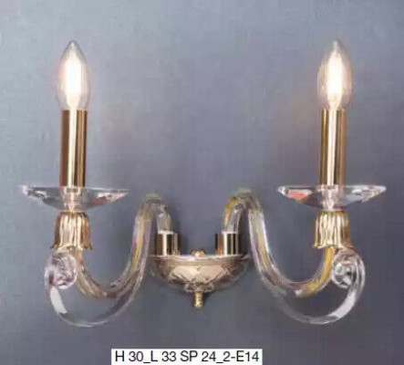 Klasyczny kinkiet Lampa żyrandol Kinkiety Lampa kryształowa