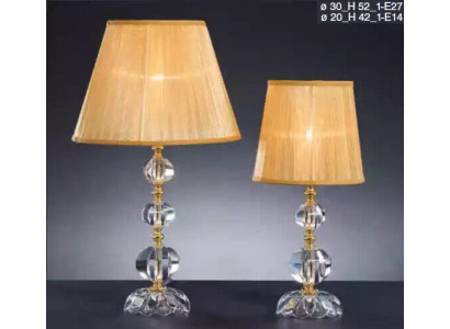 Nowoczesna kryształowa lampa podłogowa luksusowa lampa stołowa Biurko Design Lampa