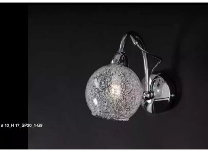 Srebrny żyrandol ścienny Klasyczna lampa wisząca Luksusowa designerska Lampa