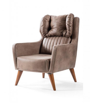 W stylu wiejskiego domu Fotel EarsFotel Relaks TV jednoosobowa sofa kanapa