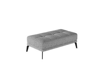 Podnóżek Lounge Stołek xxl Club Ottoman Pufa Skóra Włókienniczy Ottoman Designer Nowy