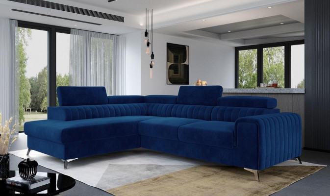 Sofa z Podstawą łóżka & Funkcja spania Kanapa Narożnikowa kanapa z tkaniny Włókienniczy Kanapa Sofy Nowość