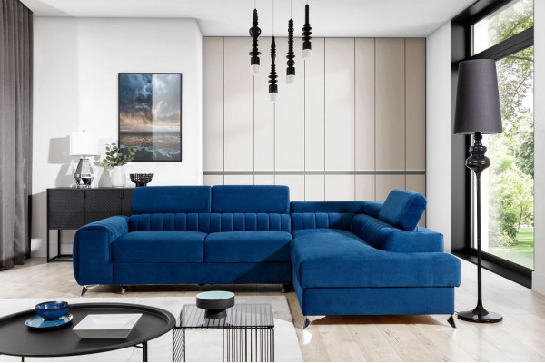 Sofa z Podstawą łóżka & Funkcja spania Kanapa Narożnikowa kanapa z tkaniny Włókienniczy Kanapa Sofy Nowość