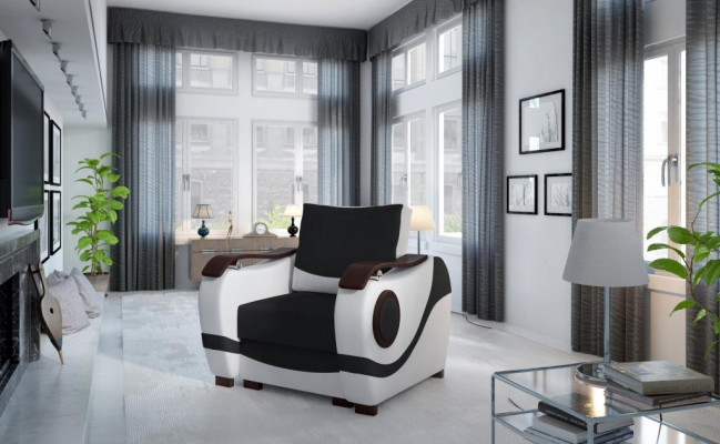 Club Lounge Fotel Designer Lehn Krzesło Sofa 1 miejsce do siedzenia TV Podkładka Jednoosobowa