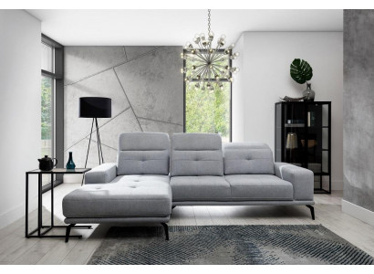 L Shape Narożnikowa kanapa Materiał Siedziba Ustaw Projektant Żywy krajobraz Włókienniczy Sofa Nowość