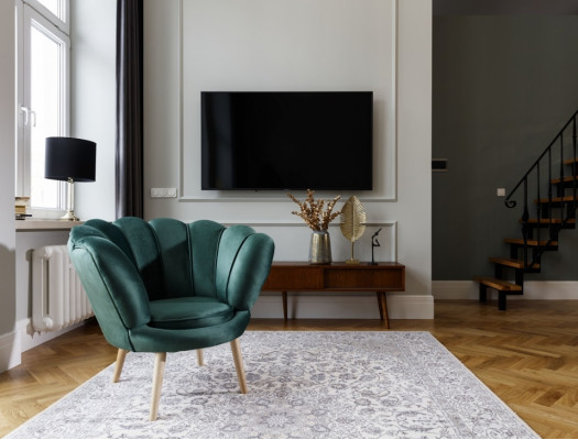Fotel Club Lounge Krzesło Podkładka Sofa 1 miejsce siedzące Relaks TV Green