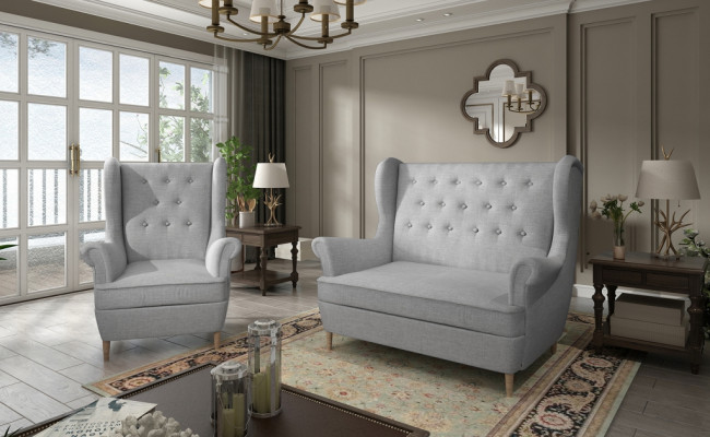 Chesterfield Couch Podkładka 2+1 miejsce do siedzenia Meble tapicerowane Couches Zestaw sofowy Sofy