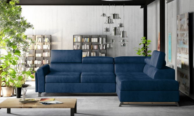 Designerska Sofa Kanapa Narożnikowa kanapa Włókienniczy Podkładka Ustawić Żywy krajobraz L-Shape Material