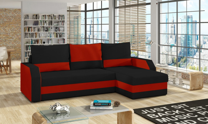 Materiałowa kanapa w kształcie litery L Żywy krajobraz Narożnikowa kanapa Ustawić Modern Design Sofa Couches