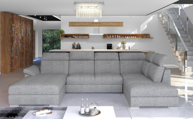Narożnikowa kanapa Materiał Zestaw narożny Kształt U Sofa Couch Design Couch Podkładka Włókienniczy Modern