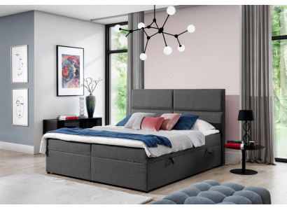 Designerskie Łóżko Chesterfield Włókienniczy Łóżko Hotelowe Double Sypialnia Luxury 180x200