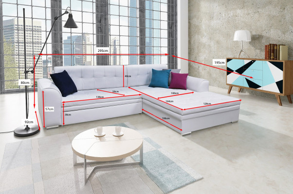 Design Narożnikowa kanapa Funkcja łóżka Couch Podkładka Couches Włókienniczy Sofy Sofa