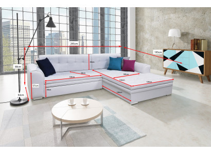 Design Narożnikowa kanapa Funkcja łóżka Couch Podkładka Couches Włókienniczy Sofy Sofa