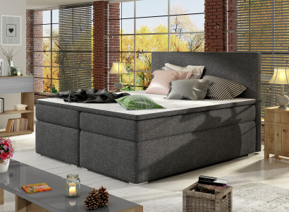 Łóżko skórzane Podkładka łóżko box spring bed Podstawa łóżka materac topper