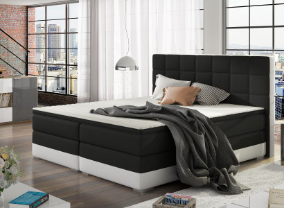 Łóżko skórzane Podkładka Łóżko box spring Podstawa łóżka 180x200cm materac