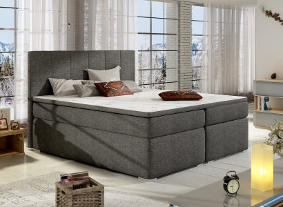 Łóżko skórzane Podkładka Łóżko box spring bed 180x200cm Podstawa łóżka materac