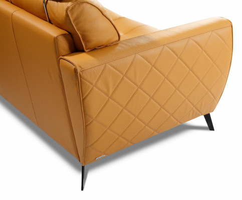 Sofa trzyosobowa Podkładka Design sofa Siedziba Sofy trzyosobowe Pokój Meble Modern Skóra
