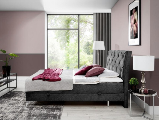 Łóżko Włókiennicze Podkładka Double Design Baroque Modern Style Chesterfield bed Hotel