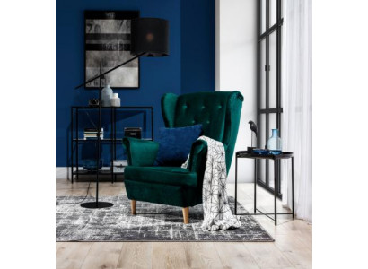 Kanapa Sofa Fotel Design miejsce do siedzenia Skóra Lounge Club Podkładka Luxury Ears