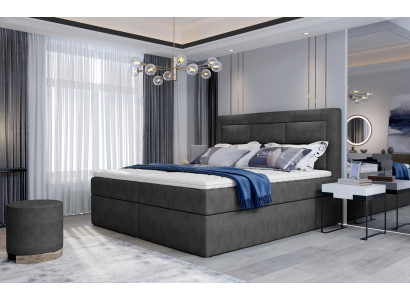 Włókienniczy Design Łóżko Double bed Luxury Marriage Modern Hotel Frame Sleep