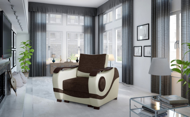 Designerska Nowoczesna Podkładka TV Fotel Sofa Couch 1 miejsce do siedzenia Designerskie Kanapy