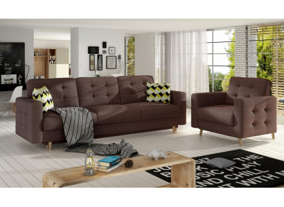 Chesterfield Couch Podkładka 3+1 miejsce do siedzenia Meble tapicerowane Zestaw sofowy Couches Sofy