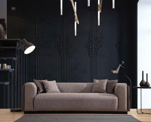 Zestaw sofowy 4 3 miejsce do siedzenia Design Couch Podkładka Sofy Modern Grupa Set