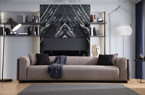 Zestaw sofowy 4 3 miejsce do siedzenia Design Couch Podkładka Sofy Modern Grupa Set