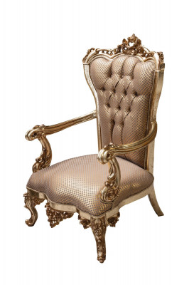 Fotel Salon Klasyczny Design Fotel Gold Luksusowy Salon Włókienniczy