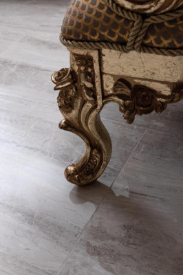 Fotel Salon Klasyczny Design Fotel Gold Luksusowy Salon Włókienniczy