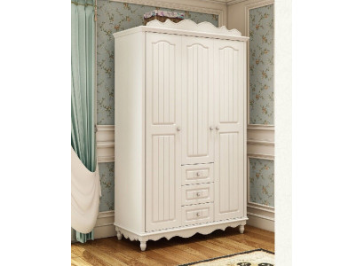Meble w stylu Country House Classic Szafa Szafa Drewno Sypialnia Biały