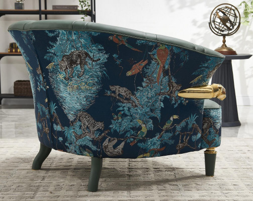 Włókienniczy Sofa Kanapa Podkładka Jednoosobowa Designerskie Meble Nowoczesny Salon
