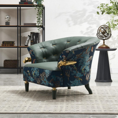 Włókienniczy Sofa Kanapa Podkładka Jednoosobowa Designerskie Meble Nowoczesny Salon