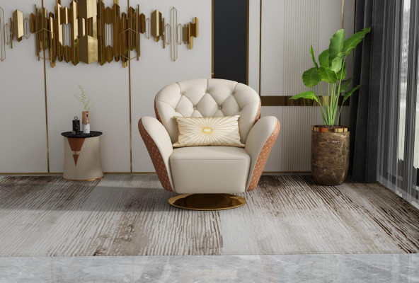 Lounge Luxury TV Club Podkładka miejsce siedzące Fotel Design Couch Sofa Skóra Relaks