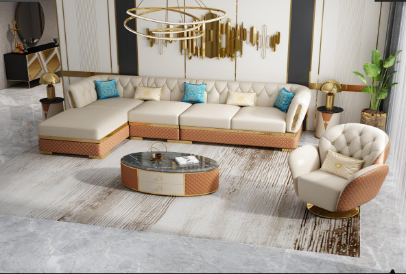 Fotel jednomiejscowy Relaks obrót o 360° Krzesło Podkładka skórzanaFotel Sofa Club