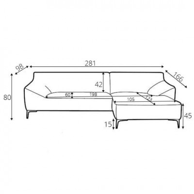 Design Narożnikowa kanapa Kształt L Nowoczesne Sofy Materiał Włókienniczy Kanapa Żywy krajobraz Sofa Aksamit