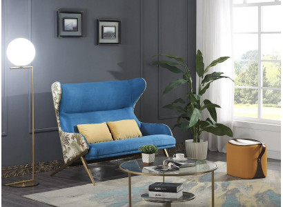 Sofa 2 miejsce do siedzenia Design Sofy Podkładka Kanapy Relaks Włókienniczy Nowoczesny Dwumiejscowy Nowy