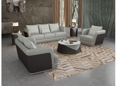 Sofa 3 miejsce do siedzenia Sofa trzyosobowa designerska sofa skórzana nowoczesna sofa kanapy