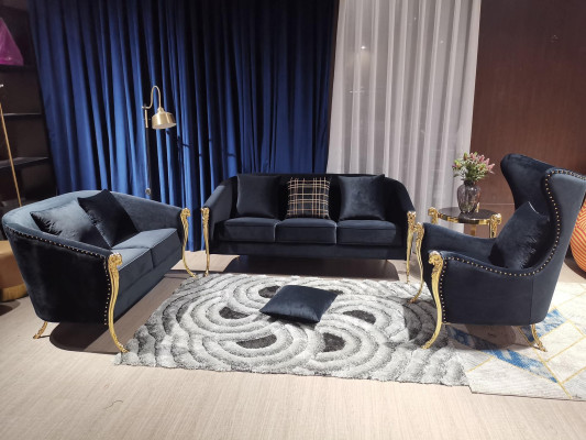 Design 3 miejsce do siedzenia Relaks Sofy Club Lounge Sofa Włókienniczy Podkładka Kanapa Materiał Kanapy