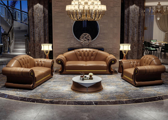 Chesterfield Sofa Kanapa Podkładka Kanapa 3-osobowa Kanapa Dekoracja Podkładka Skóra Nowość