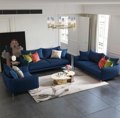 Sofa skórzana Zestawy kanapowe Siedziba Podkładka Sofa Chouch Ustawić 3+2+1 Skóra Materiał